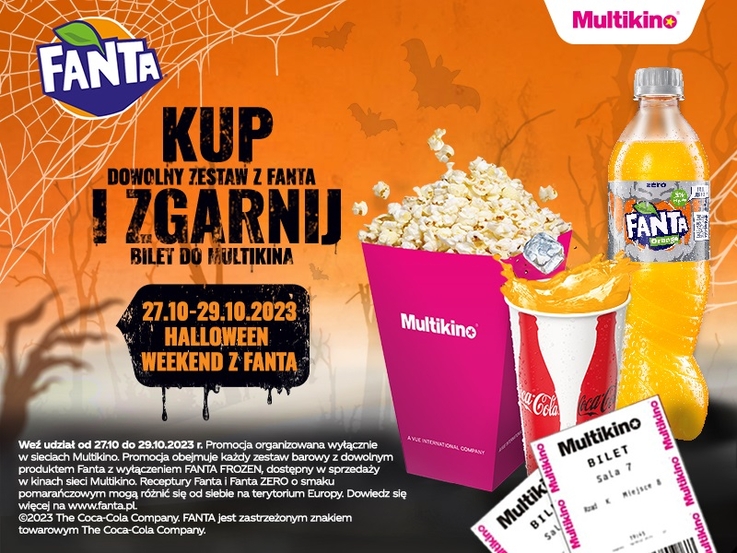 Spotkanie z duchami w Multikinie: Odbierz darmowy bilet na listopadową premierę Halloween z Fantą!